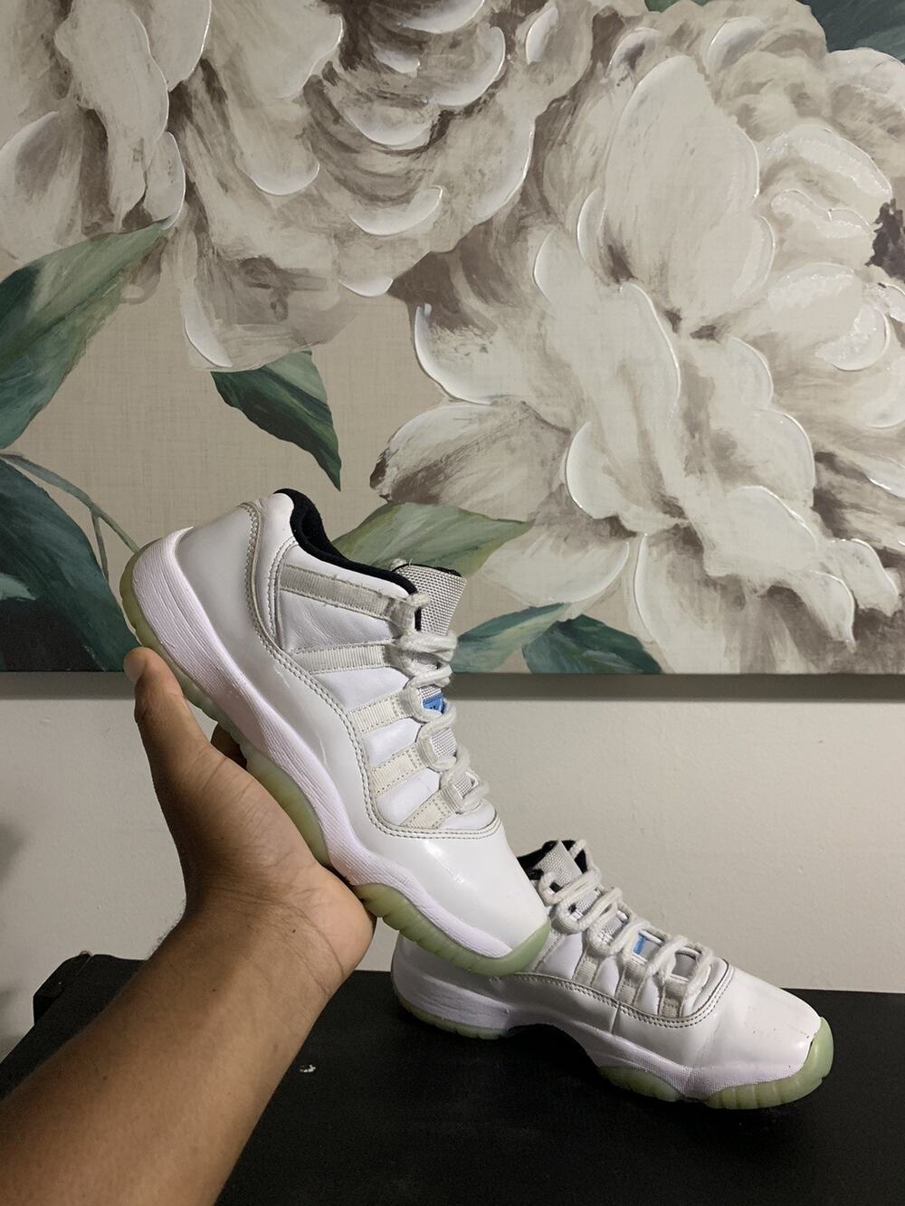 Size 5.5y- Air Jordan 11 Shoes Retro Low Legend Blue GS 528896-117